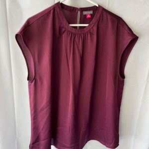 Vince Camuto Blouse Maroon/deep red